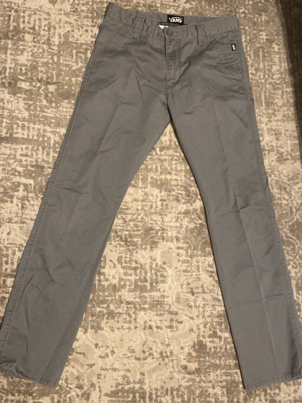 Vans Men’s Gray Straight Chino Pants